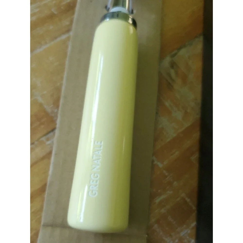 Greg Natale Pale Yellow Ice Cream Scoop Zinc Alloy And Ceramic
